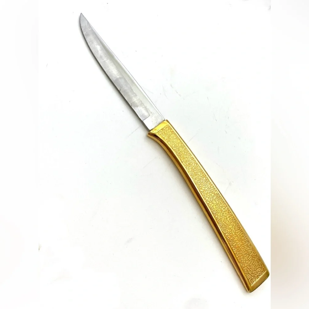 Carvel Hall Cutlery Premium 23kt Gold Heavy Plated 6-Piece Cutlery Set